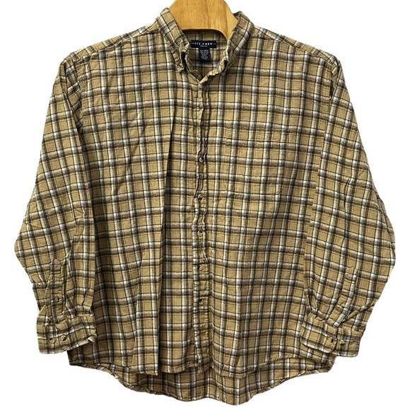 ivy crew Other - Ivy Crew Men’s Long Sleeve Flannel Plaid Button Down Shirt Sz 3XL